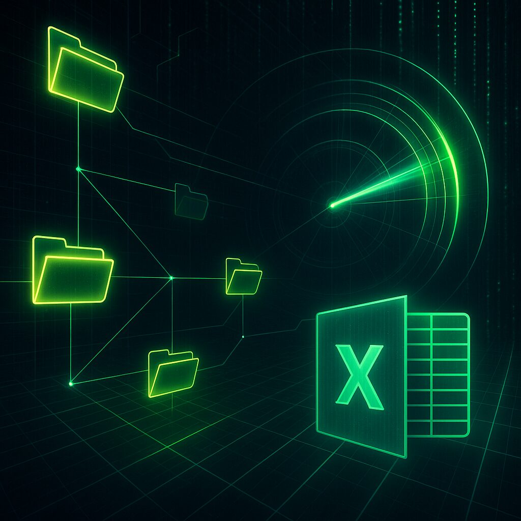 ExcelVBAマクロ ファイル一覧作成の自動化