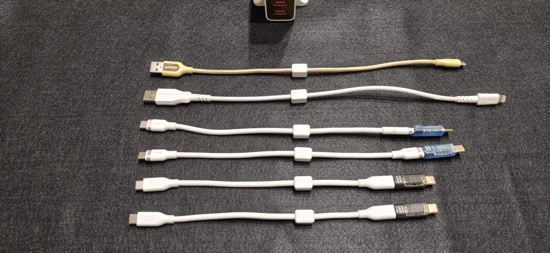 Shell GaN充電器と合わせて使う短いUSBケーブル一覧（240W・100W・Lightning・MicroUSB）