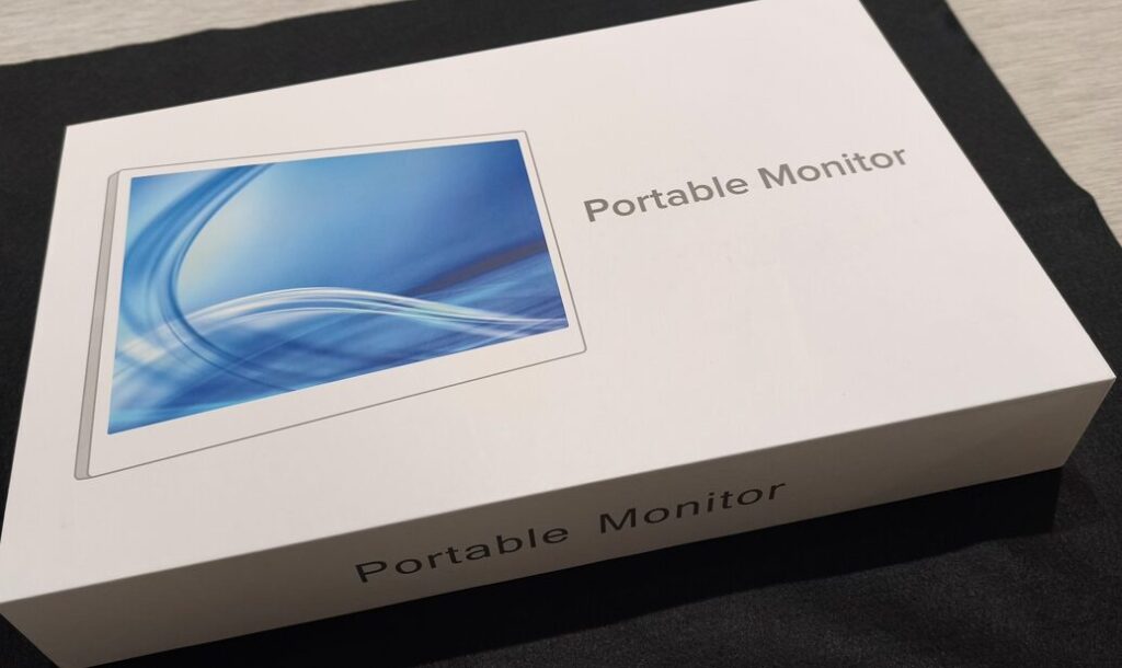 Vimonic 18.5インチ モバイルモニターの外箱正面